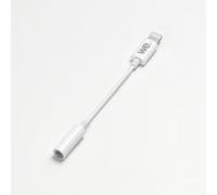 WE Connect – Adaptateur Lightning mâle vers jack 3,5 mm femelle – Certifié MFI – Blanc