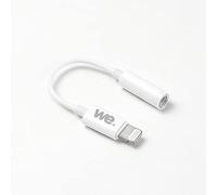 WE Connect – Adaptateur Lightning mâle vers jack 3,5 mm femelle – Certifié MFI – Blanc