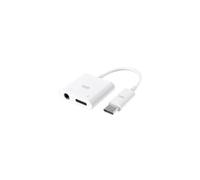 WE Adaptateur USB C vers USB C et Jack Femelle 3,5mm, Adaptateur 2 en 1 Charge et Audio spécialement conçu pour appareils en USB C