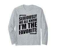 We All Know I'm The Favorite Manche Longue