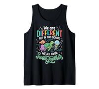 We are All Different But in This School We All Swim Together Débardeur