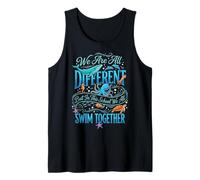 We are All Different But in This School We All Swim Together Débardeur