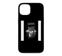 We are All Dogs in God's Hot Car Funny Dog Meme Coque pour iPhone 13