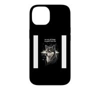 We are All Dogs in God's Hot Car Funny Dog Meme Coque pour iPhone 14