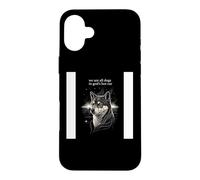 We are All Dogs in God's Hot Car Funny Dog Meme Coque pour iPhone 16 Plus