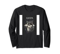 We are All Dogs in God's Hot Car Funny Dog Meme Manche Longue