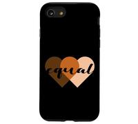We are All Equal One People One Heart, Equality Unity Hearts Coque pour iPhone SE (2020) / 7/8