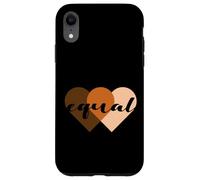 We are All Equal One People One Heart, Equality Unity Hearts Coque pour iPhone XR