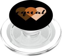 We are All Equal One People One Heart, Equality Unity Hearts PopSockets PopGrip pour MagSafe