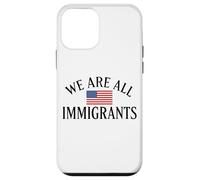 We Are All Immigrants Human Rights No La Migra Drapeau USA Coque pour iPhone 12 mini