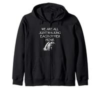 We Are All Just Walking Each Other Home - Citation Sweat à Capuche
