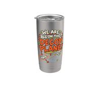 We are All On The Decoy Plane Gobelet isotherme en acier inoxydable double paroi