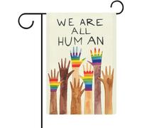 We Are All Proud Men Drapeau de jardin double face en lin Décoration de jardin