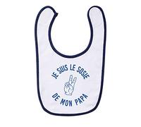 We are family Bavoir JE SUIS LE SOSIE DE MON PAPA WAF - Produit imprimé dans notre atelier à Toulouse