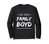 We are Family Boyd Surname Last Name Boyd Manche Longue