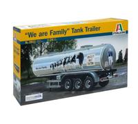 We Are Family Tank Trailer - Remorque Citerne Plastique Kit 1:24 Model Italeri