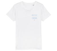 We Are Family, Tee Shirt Humoristique pour Garçon, Petit Frère X Cœur Waf, Manches Courtes, Col Rond, Cadeau Original, Tshirt Humour 100% Coton Bio, Blanc, Taille 4 Ans