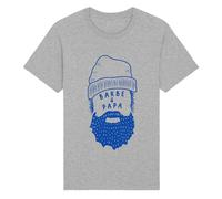 We Are Family, Tee Shirt Humoristique pour Homme, Barbe À Papa, Manches Courtes, Col Rond, Cadeau Original, Tshirt Humour 100% Coton Bio, Gris Chiné, Taille M