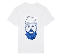 We Are Family, Tee Shirt Humoristique pour Homme, Barbe À Papa, Manches Courtes, Col Rond, Cadeau Original, Tshirt Humour 100% Coton Bio, Blanc, Taille S