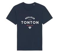 We Are Family, Tee Shirt Humoristique pour Homme, Meilleur Tonton Dixit Ma Niece, Manches Courtes, Col Rond, Cadeau Original, Tshirt Humour 100% Coton Bio, Bleu Navy, Taille XXL