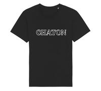 We Are Family, Tee Shirt Humoristique pour Homme, Modèle Chaton, Manches Courtes, Col Rond, Cadeau Original, Tshirt Humour 100% Coton Bio, Noir, Taille XXL