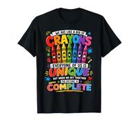 We are Like A Box of Crayons Teacher Back to School T-Shirt