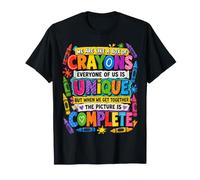 We are Like A Box of Crayons Teacher Back to School T-Shirt