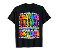 We are Like A Box of Crayons Teacher Back to School T-Shirt