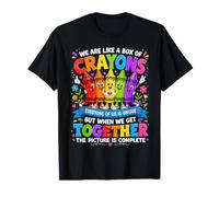 We are Like A Box of Crayons Teacher Back to School T-Shirt