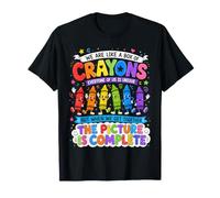 We are Like A Box of Crayons Teacher Back to School T-Shirt