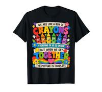 We are Like A Box of Crayons Teacher Back to School T-Shirt