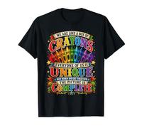 We are Like A Box of Crayons Teacher Back to School T-Shirt