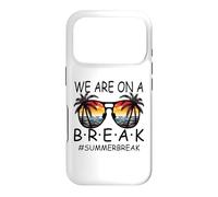 We are on A Break Lunettes pour Enseignant Summer Break Hello Summer Break Coque pour iPhone 17 Pro
