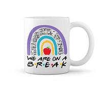 we are on break inspired Friends tv series Tasse blanche Café Mug