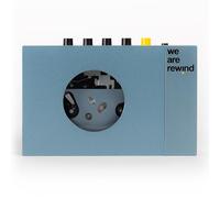 We Are Rewind Bleu - Lecteur Cassette Portable