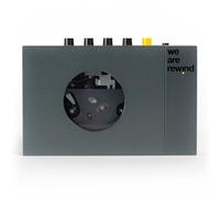 We Are Rewind Gris - Lecteur Cassette Portable