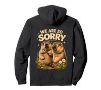 We are So Sorry Funny Groundhog Meme Sweat à Capuche