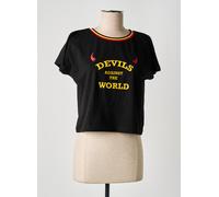 we are tee-shirts et débardeurs femme de couleur noir 42