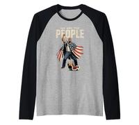 We Are The People No Kings Manche Raglan