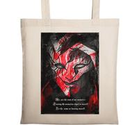 We are The Sum of Our Memories Sac fourre-tout en coton écologique naturel Beige