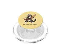 We Bake At Dawn Chat Baker Pun Feline PopSockets PopGrip pour MagSafe