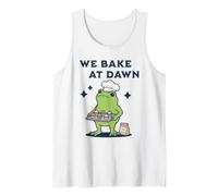We Bake At Dawn Frog Chef Amateur de Cupcakes Débardeur