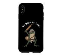 We Bake At Dawn Funny Frog Baker Rouleau à pâtisserie Coque pour iPhone XS Max