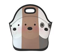 We Bare Anime Bears Sac à déjeuner isotherme réutilisable portable pour extérieur, bureau, pique-nique 28 x 19,4 x 14 cm