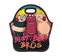 We Bare Anime Bears Sac à déjeuner isotherme réutilisable portable pour extérieur, bureau, pique-nique 28 x 19,4 x 14 cm