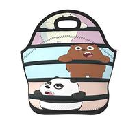 We Bare Anime Bears Sac à déjeuner isotherme réutilisable portable pour extérieur, bureau, pique-nique 28 x 19,4 x 14 cm