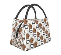 We Bare Anime Bears Sac à déjeuner isotherme réutilisable portable pour l'extérieur, le bureau, le pique-nique 27,9 x 16,5 x 17,8 cm