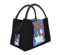 We Bare Anime Bears Sac à déjeuner isotherme réutilisable portable pour l'extérieur, le bureau, le pique-nique 27,9 x 16,5 x 17,8 cm