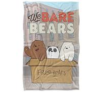 We Bare Bears Baby Bears Plaid Ultra Doux au Toucher Soyeux - 91 x 147 cm