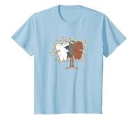 We Bare Bears Bear Hugs T-Shirt, Enfant, Bleu Céleste, 4 Ans